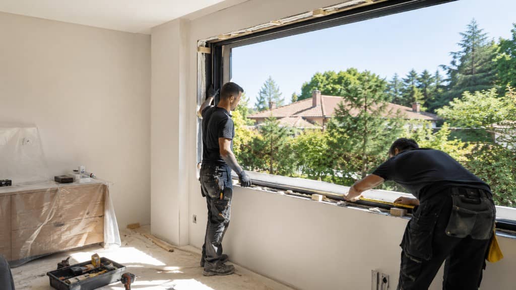 Instalación de ventanas panorámicas en chalet para mejora de eficiencia energética